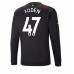 Cheap Manchester City Phil Foden #47 Away Football Shirt 2022-23 Long Sleeve